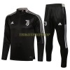 Juventus Sweatshirts Anzüge Suit Quarter-zip 2021-22 Dunkelgraue Für Herren